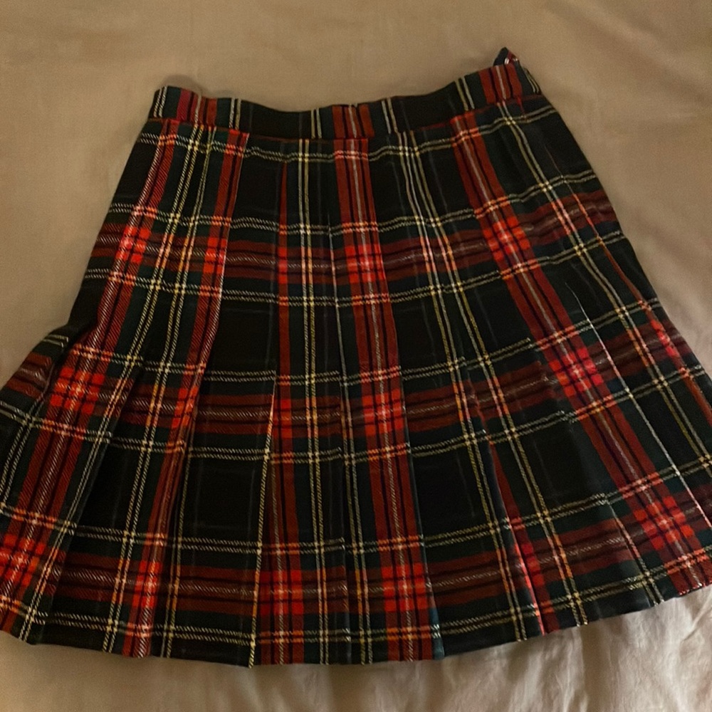 Vintage plaid skirt